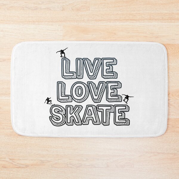 Item preview, Live Love Skate (Awesome Skateboarding Quote • Skate • Flippin Skating Gifts) designed and sold by SassyClassyMe.