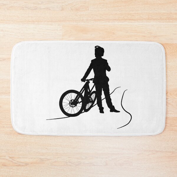Item preview, MTB track Man gentlemen biznesmen cyclist, mountain biker businessman in suit with mountain bike designed and sold by Marcin Adrian.