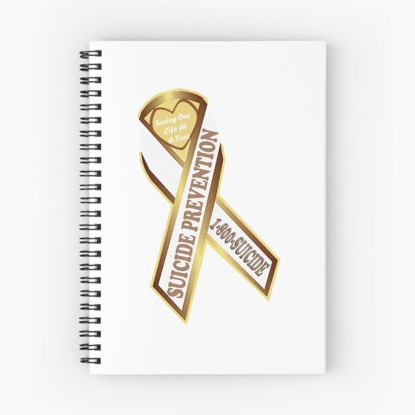 Item preview, Help Prevent Another Suicide Gold Ribbon designed and sold by Nikki SpaceStuffPlus.