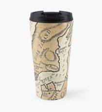 Taza de viaje Vintage Manhattan Map (1781)