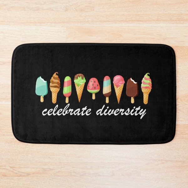 Item preview, Celebrate diversity ice pops / ice cream / frozen joghurt funny quote / funny saying  designed and sold by HEJAshirts.