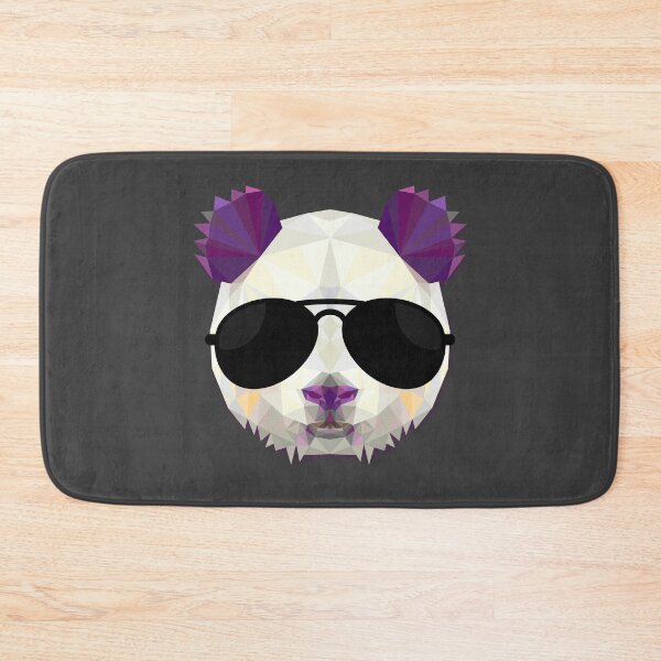 Item preview, Polygonal PANDA triangle triangular sunglasses animal print geometric art designed and sold by HEJAshirts.