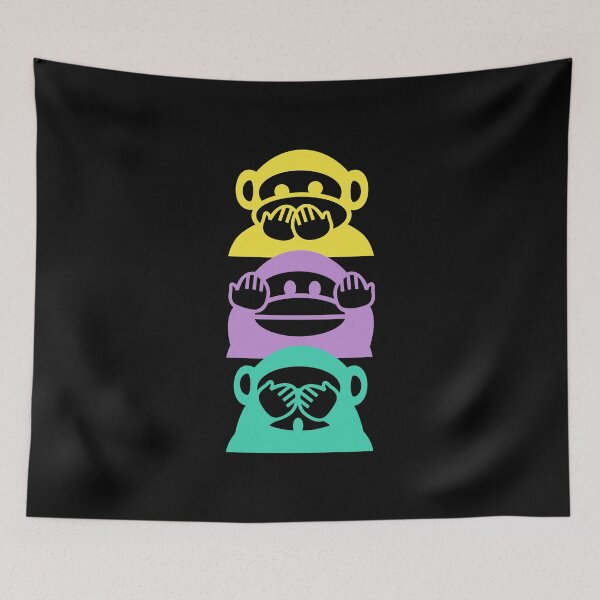 Item preview, Three monkeys designed and sold by spontania.