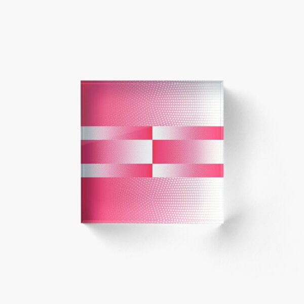 Ombre dots design spring Acrylic Block
