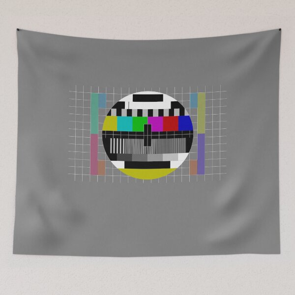Item preview, TV Test pattern Sheldon test card nerd geek design  designed and sold by HEJAshirts.