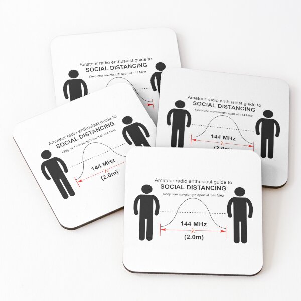 Item preview, Amateur radio Social Distancing designed and sold by Feek.