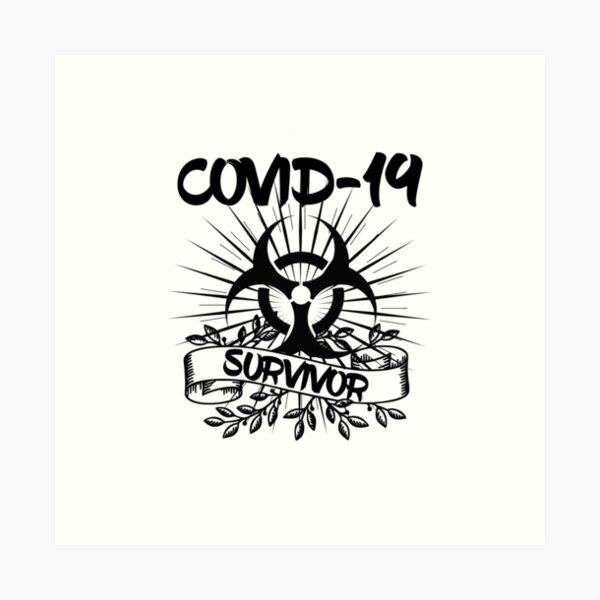 Item preview, Covid-19 survivor designed and sold by Cutebutfunny.