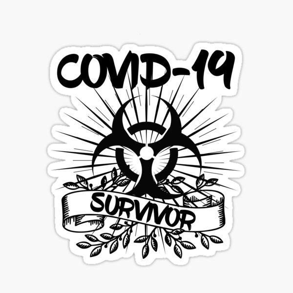 Aperçu de l'œuvre Survivant de Covid-19 créée et vendue par Cutebutfunny.