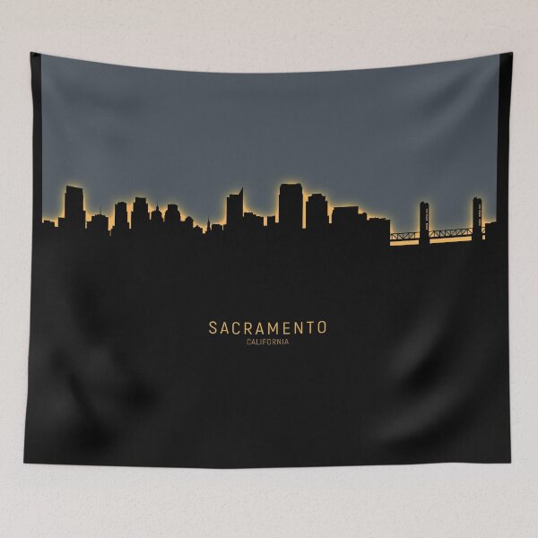Item preview, Sacramento California Skyline designed and sold by ArtPrints.