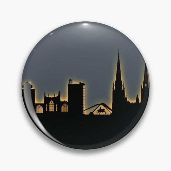 Item preview, Coventry England Skyline designed and sold by ArtPrints.