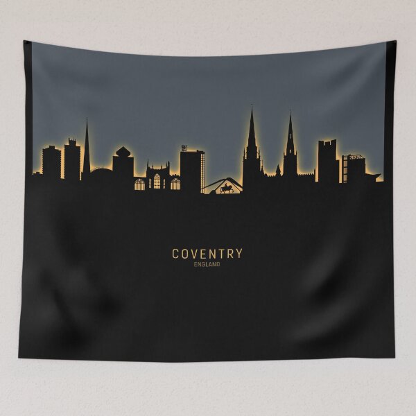 Item preview, Coventry England Skyline designed and sold by ArtPrints.
