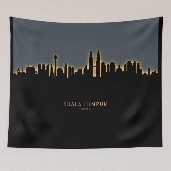 Item preview, Kuala Lumpur Malaysia Skyline designed and sold by ArtPrints.