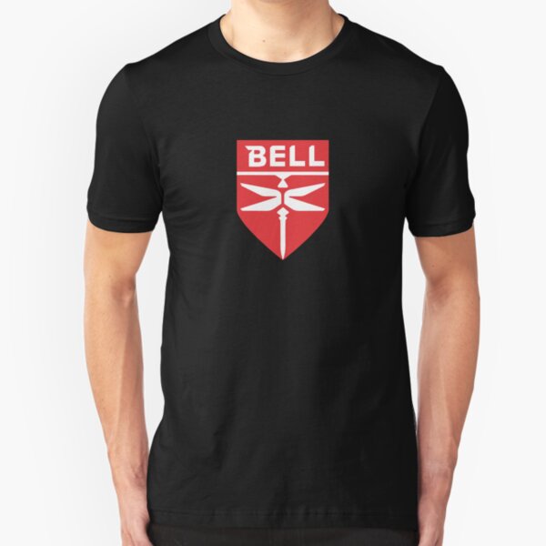 BEST TO BUY - Bell Helicopter Logo Slim Fit T-Shirt