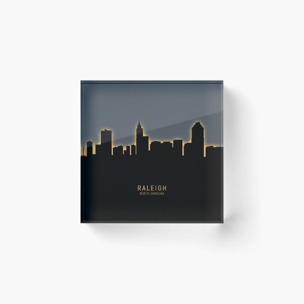 Item preview, Raleigh North Carolina Skyline designed and sold by ArtPrints.