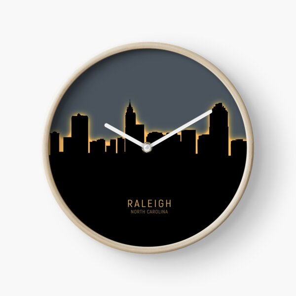 Item preview, Raleigh North Carolina Skyline designed and sold by ArtPrints.