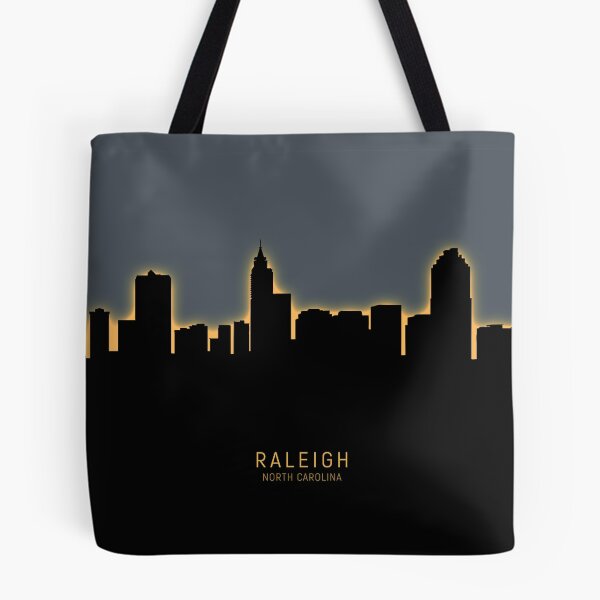 Item preview, Raleigh North Carolina Skyline designed and sold by ArtPrints.