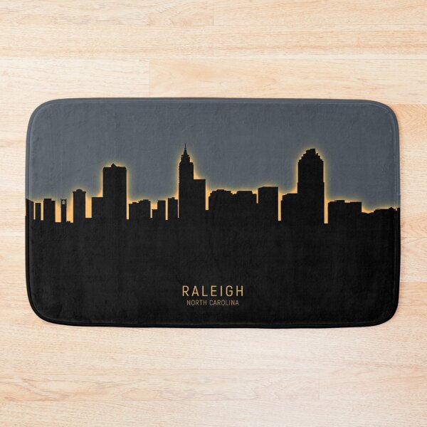 Item preview, Raleigh North Carolina Skyline designed and sold by ArtPrints.