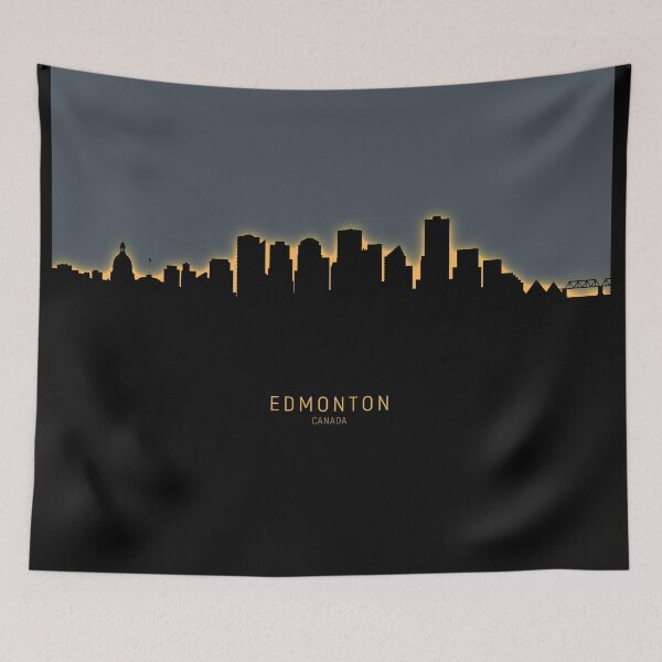 Item preview, Edmonton Canada Skyline designed and sold by ArtPrints.