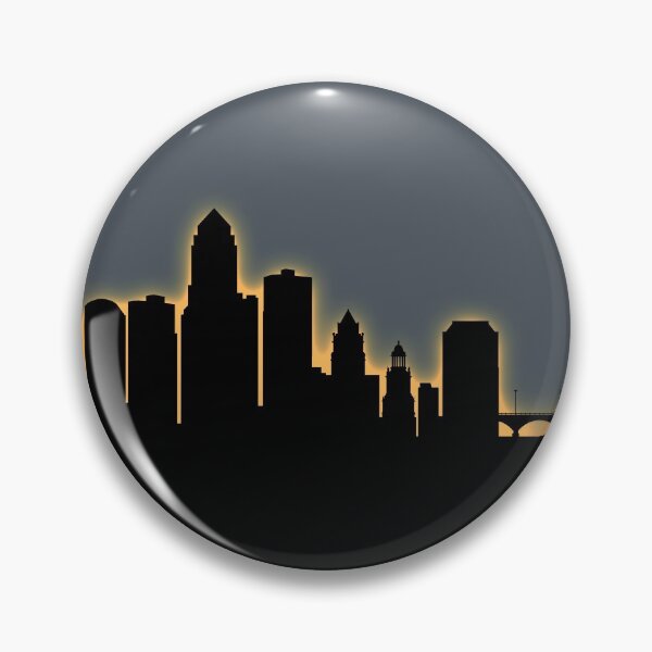 Item preview, Des Moines Iowa Skyline designed and sold by ArtPrints.