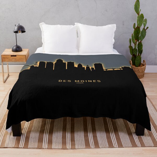 Item preview, Des Moines Iowa Skyline designed and sold by ArtPrints.