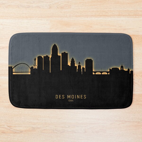 Item preview, Des Moines Iowa Skyline designed and sold by ArtPrints.