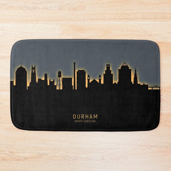 Item preview, Durham North Carolina Skyline designed and sold by ArtPrints.