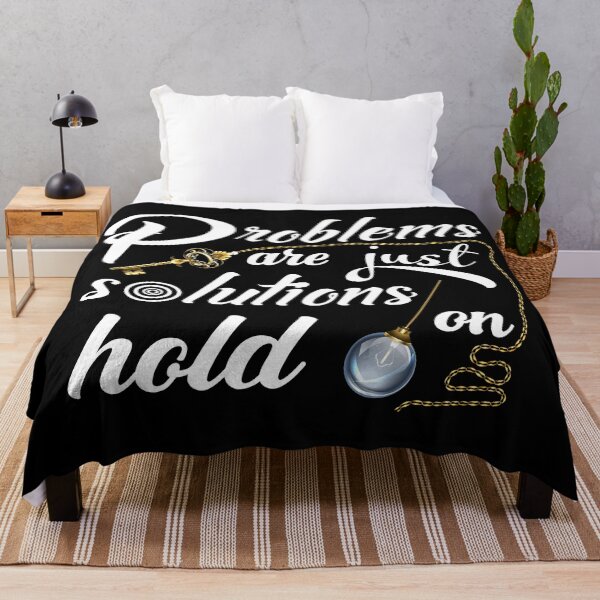 Item preview, Problems are just solutions on hold designed and sold by OmmeDesigns.