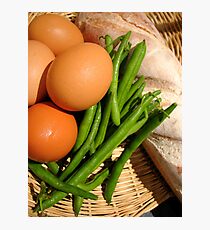 Country Basket Photographic Print