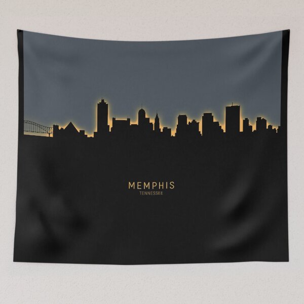 Item preview, Memphis Tennessee Skyline designed and sold by ArtPrints.