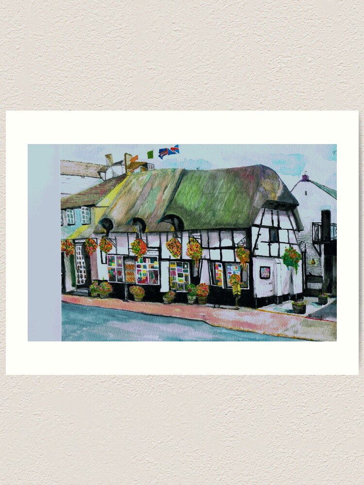 "Prestbury Stores Cheltenham" Art Print by doatley Redbubble