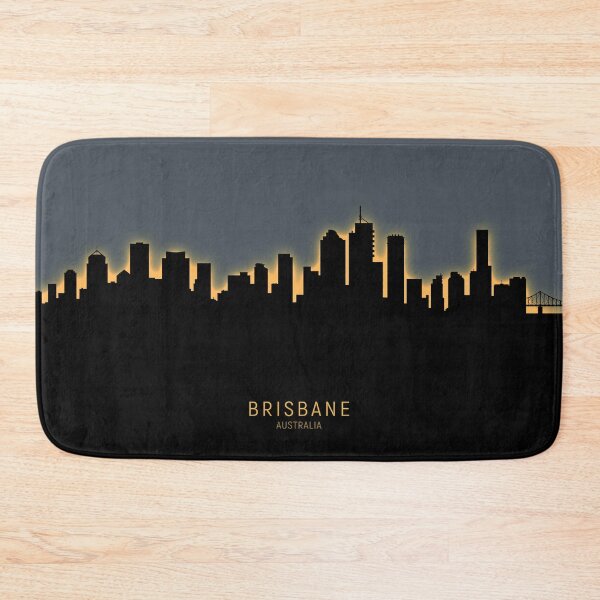 Item preview, Brisbane Australia Skyline designed and sold by ArtPrints.