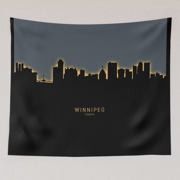 Item preview, Winnipeg Canada Skyline designed and sold by ArtPrints.