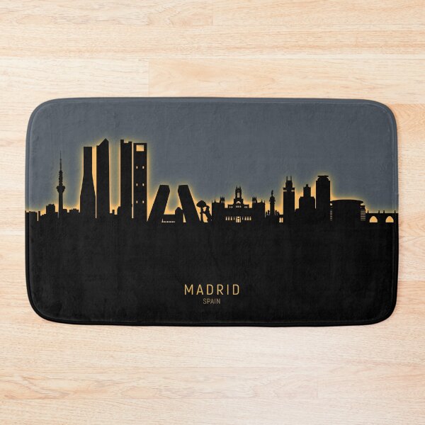 Aperçu de l'œuvre Madrid Spain Skyline créée et vendue par ArtPrints.