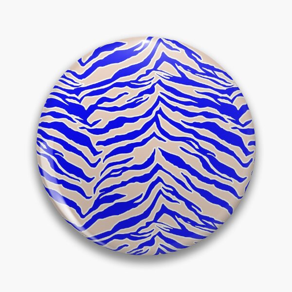 Item preview, Tiger Print - Cobalt Blue designed and sold by SilverPegasus.