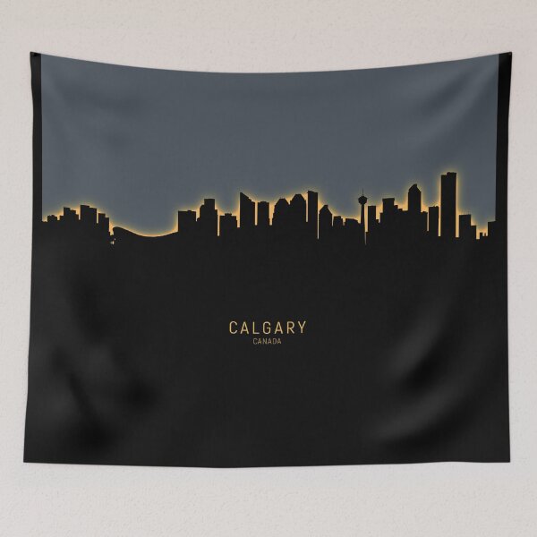 Item preview, Calgary Canada Skyline designed and sold by ArtPrints.