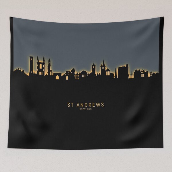 Item preview, St Andrews Scotland Skyline designed and sold by ArtPrints.