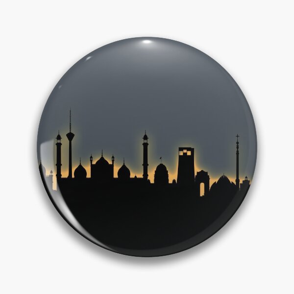 Item preview, New Delhi India Skyline designed and sold by ArtPrints.