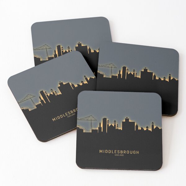 Item preview, Middlesbrough England Skyline designed and sold by ArtPrints.