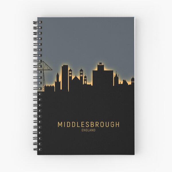Item preview, Middlesbrough England Skyline designed and sold by ArtPrints.