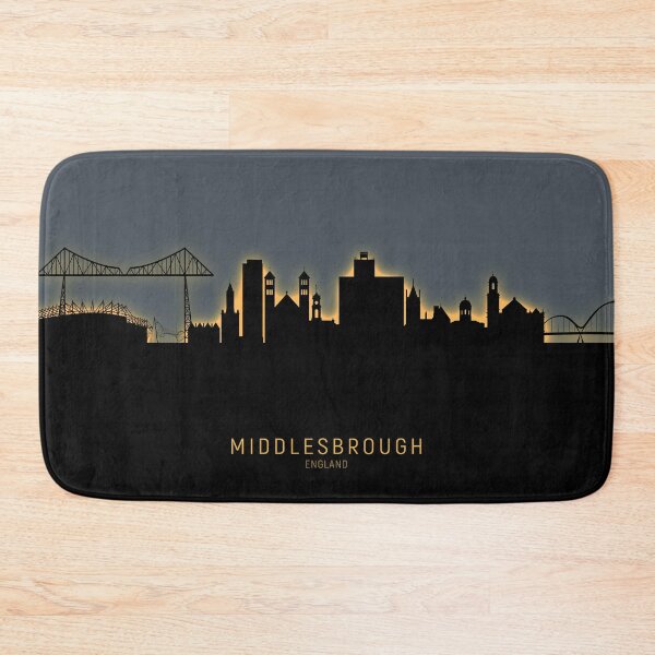 Item preview, Middlesbrough England Skyline designed and sold by ArtPrints.