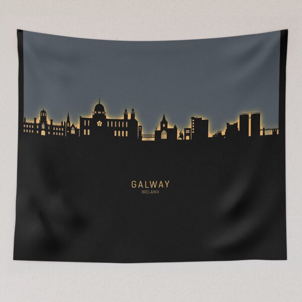 Item preview, Galway Ireland Skyline designed and sold by ArtPrints.