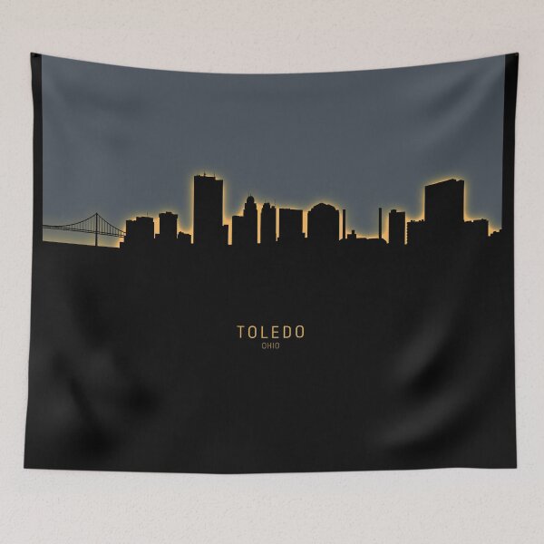 Item preview, Toledo Ohio Skyline designed and sold by ArtPrints.