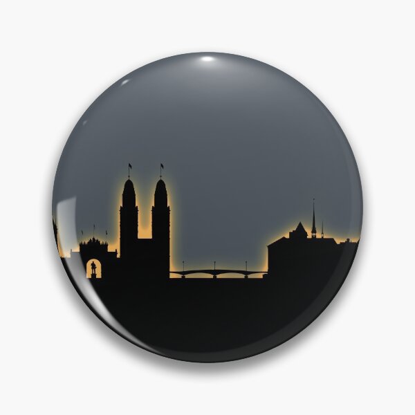 Item preview, Zurich Switzerland Skyline designed and sold by ArtPrints.