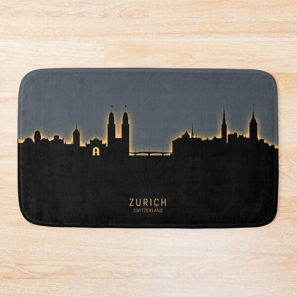 Item preview, Zurich Switzerland Skyline designed and sold by ArtPrints.