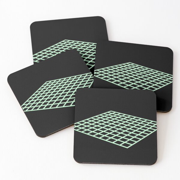 Item preview, 3D GLOWING GREEN GRID designed and sold by jasperpuss.