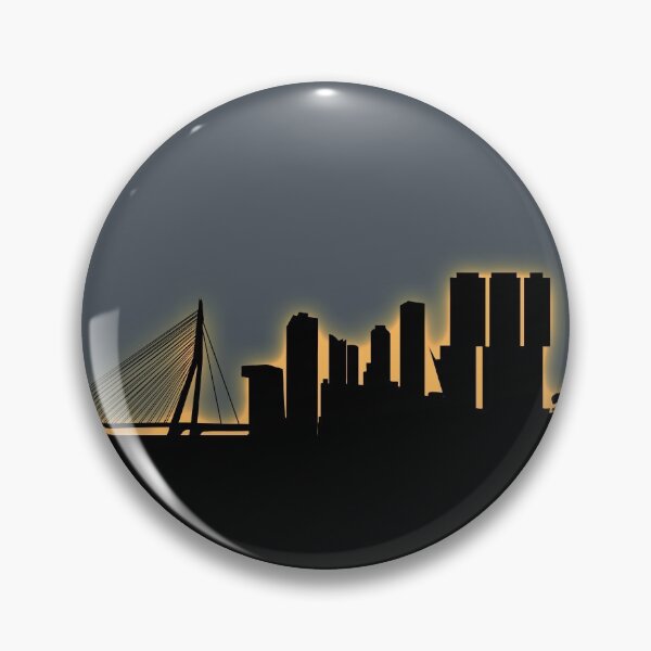 Item preview, Rotterdam The Netherlands Skyline designed and sold by ArtPrints.
