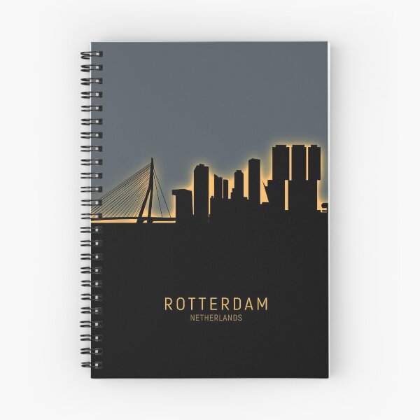 Item preview, Rotterdam The Netherlands Skyline designed and sold by ArtPrints.