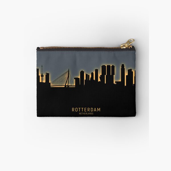 Item preview, Rotterdam The Netherlands Skyline designed and sold by ArtPrints.