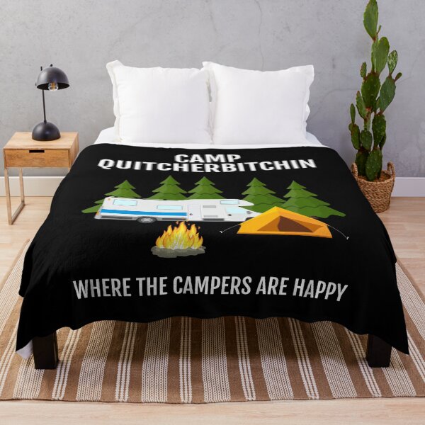 Item preview, Camp QuitcherBitchin A Funny Camping designed and sold by EstelleStar.