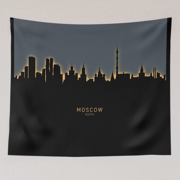 Item preview, Moscow Russia Skyline designed and sold by ArtPrints.